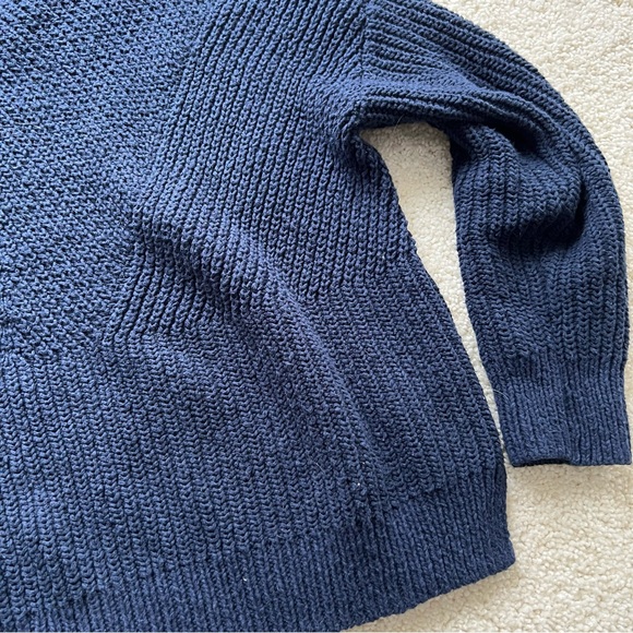 Madewell Blue Crew Neck Sweater - Picture 5 of 5